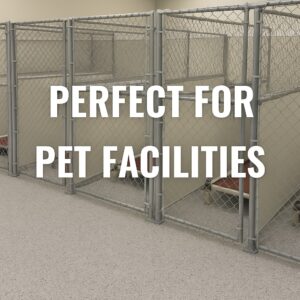 polyaspartic floor coating dog kennel