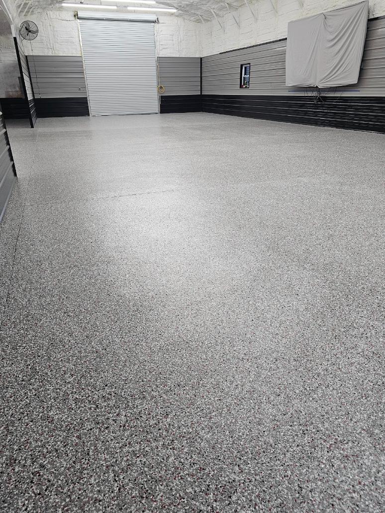 Warehouse floor coating