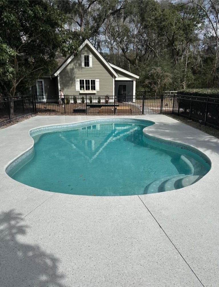 Pool deck coating in Rose Hill, Bluffton