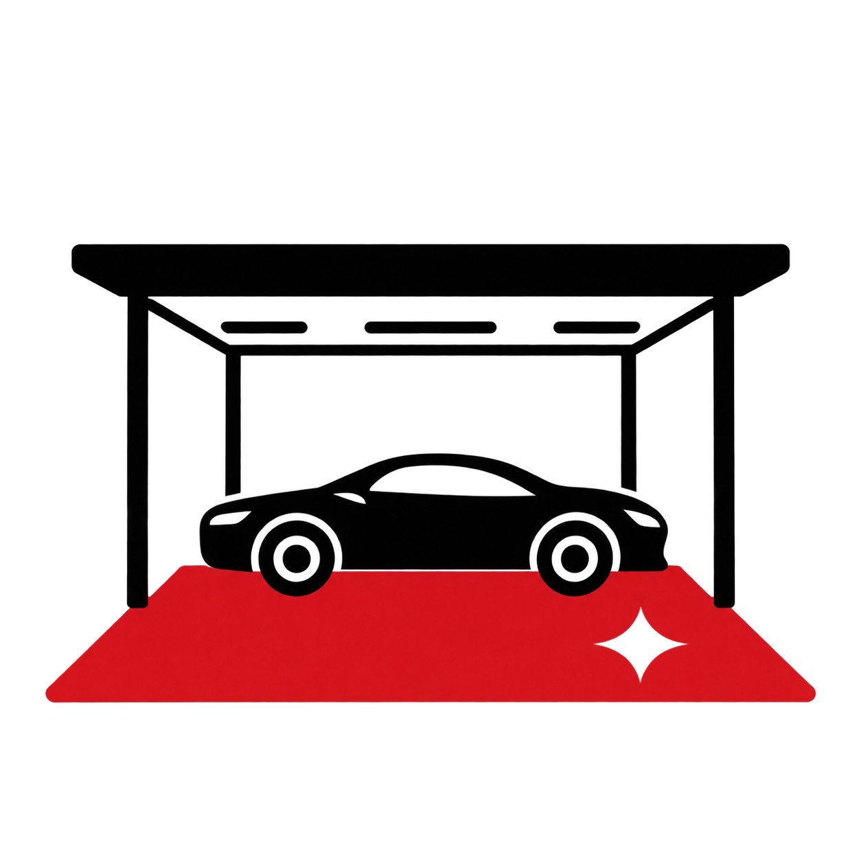 Showroom floor coating icon