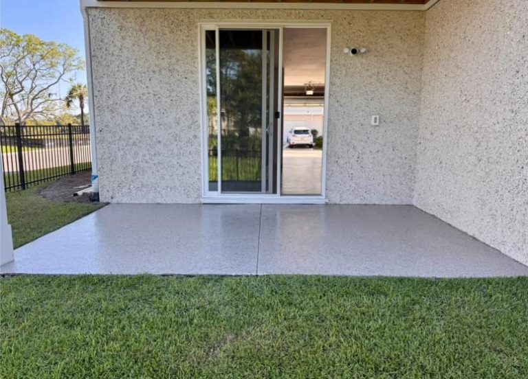 Patio coating in Bailey's Cove, Hilton Head
