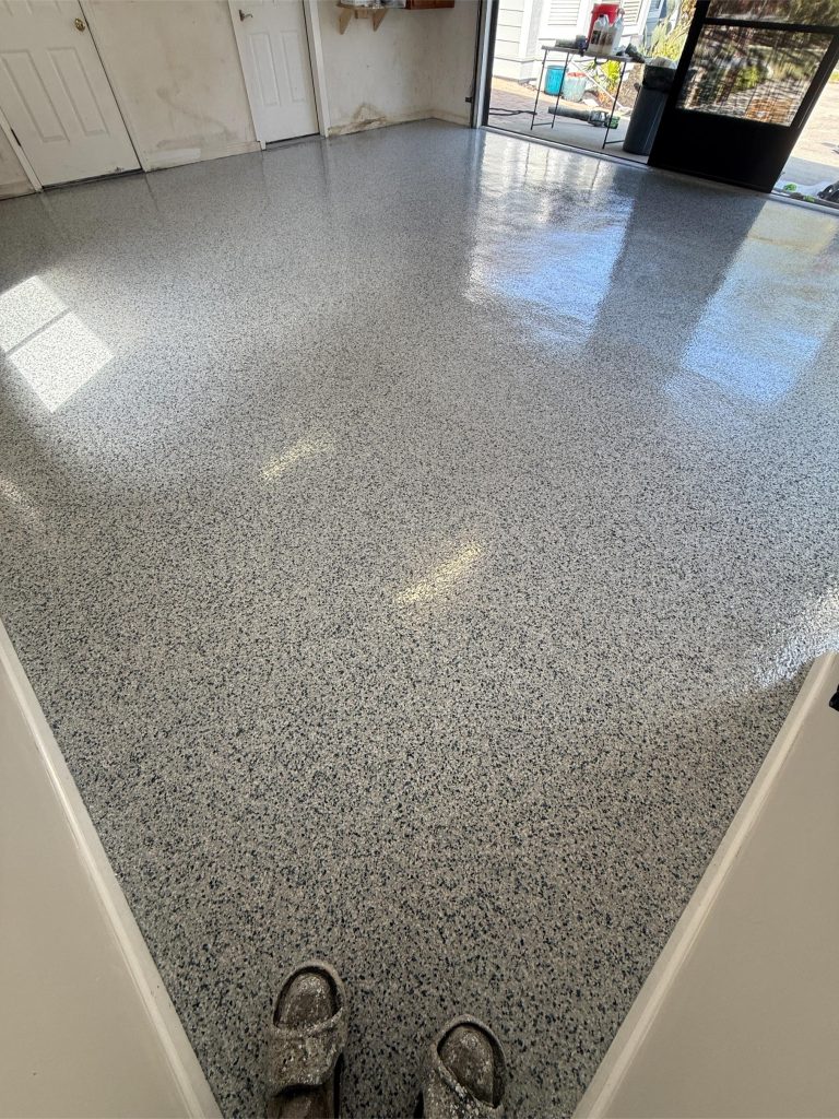 Garage floor coating in Hilton Head Plantation